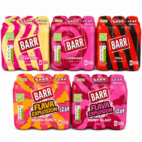 Barr 6 x 330ml - Any 2  For £5.00