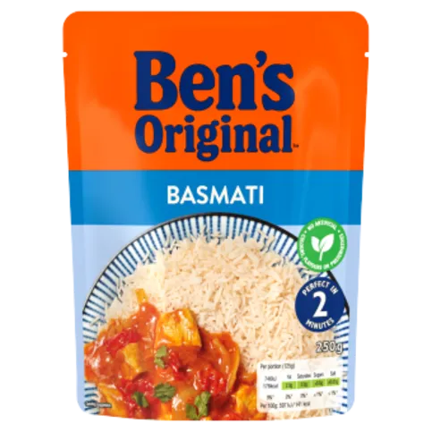 Bens Original Basmati Microwave Rice 250g