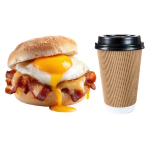 Breakfast Roll/Toast & Coffee Meal Deal