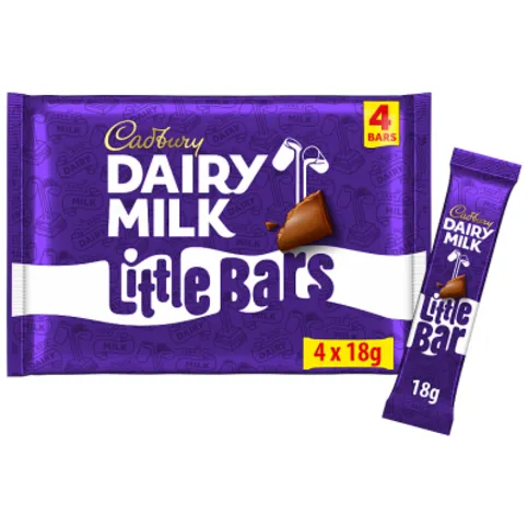 Cadbury Dairy Milk Chocolate Bar-bundle 72g