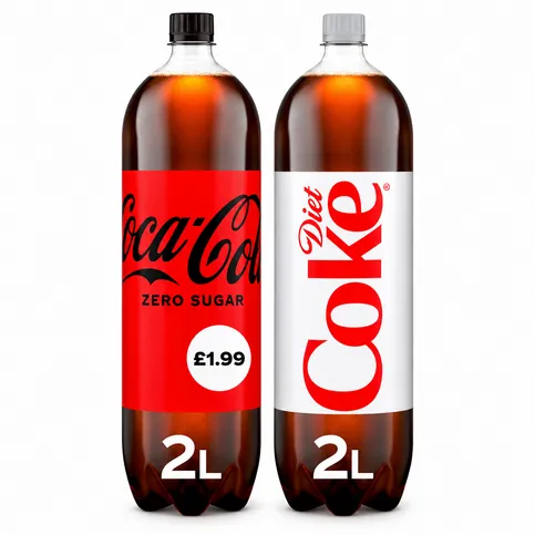 Coke Zero/ Diet Coke 2L- Any 2  For £3.00