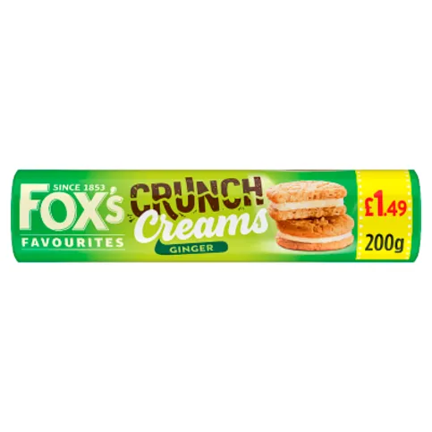 Fox's Ginger Crunch Creams 200g