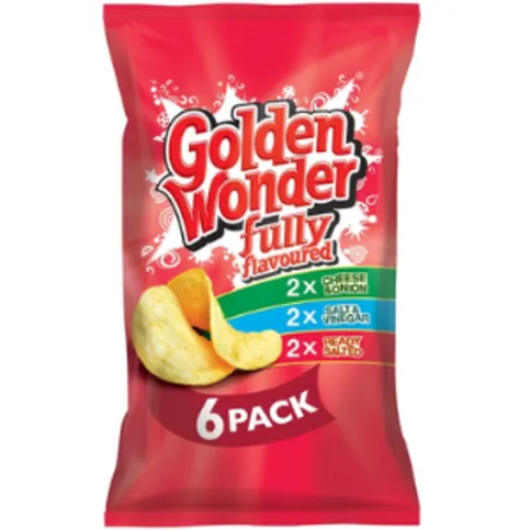 Golden Wonder Fully Flavoured Variety Pack 6 x 25g
