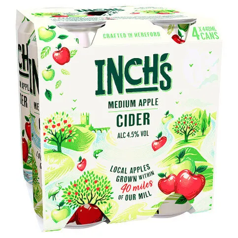 Inch's Apple Cider 4 x 440ml