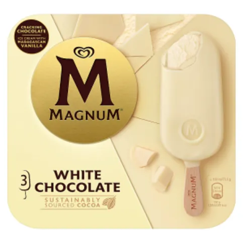 Magnum  Ice Cream Sticks White Chocolate 3 x 100 ml
