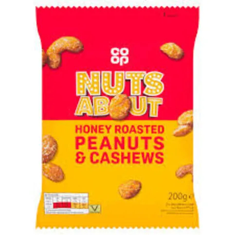 Spar Honey Roast Peanuts & Cashews 155g