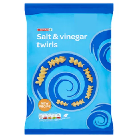 Spar Salt & Vinegar Twirls 90g