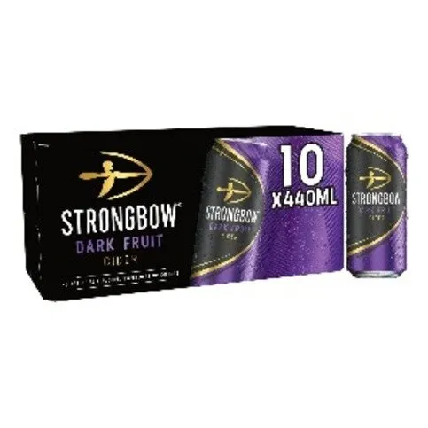 Strongbow Dark Fruit Cider 10 x 440ml Cans