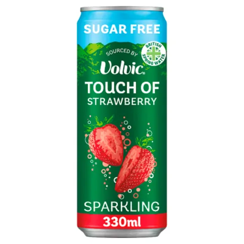 Volvic Touch of Strawberry Sparkling 330ml