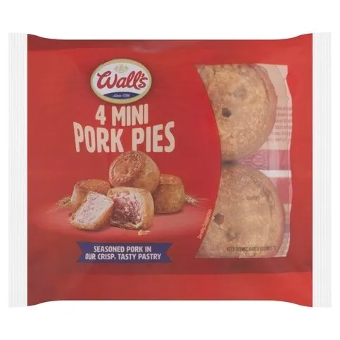 Walls Pork Pies 4 Pack