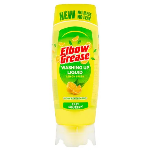 Elbow Grease Washing Up Liquid Lemon Fresh 450ml