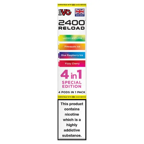 IVG 2400 Reload 4 in 1 Special Edition Pods