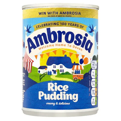 Ambrosia Rice Pudding Can 400g