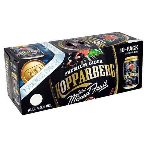 Kopparberg Premium Cider With Mixed Fruit 10 x 330ml