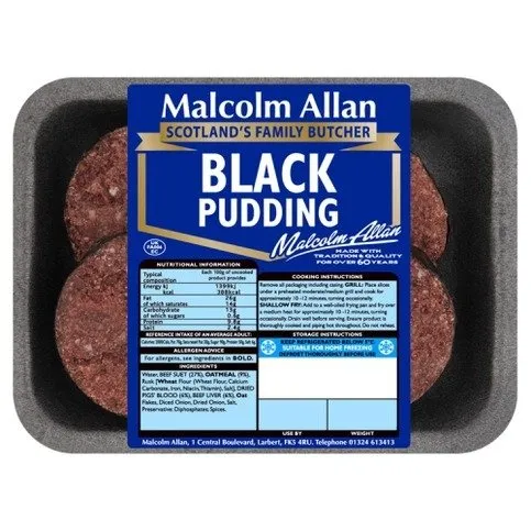 Malcolm Allan Black Pudding 200g