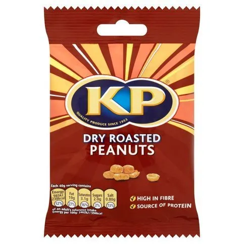 KP Dry Roasted Peanuts 80g