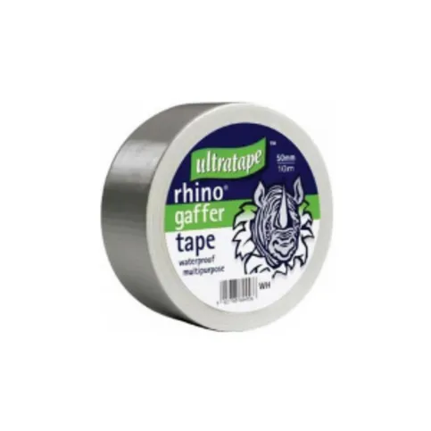Ultratape Rhino Gaffer Cloth Tape Silver 50mm x 10m