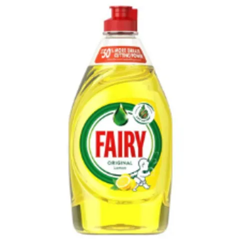 Fairy Original Washing Up Liquid with LiftAction Lemon 433ml