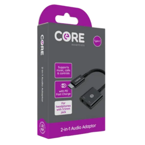 Core 2 In 1 Audio Adaptor
