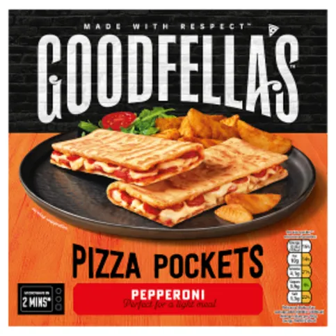 Goodfella's Pepperoni & Cheese Pizza Pockets 2 Pack 250g