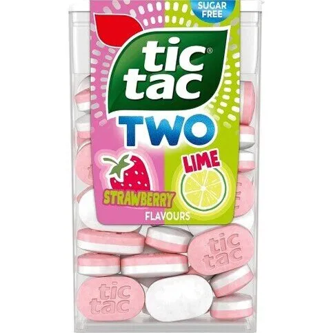 Tic Tac Two Lime Strawberry Flavours 38.5g