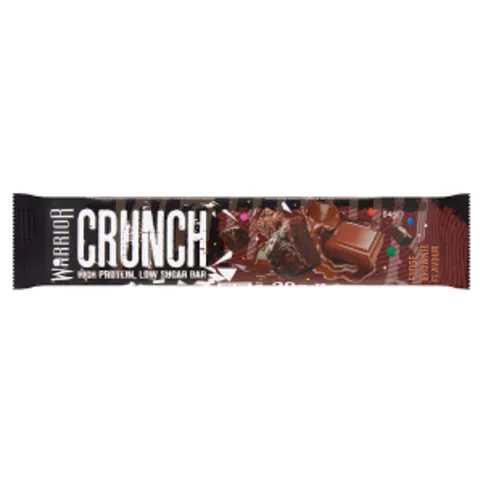 Warrior Crunch High Protein Low Sugar Bar Fudge Brownie Flavour 64g