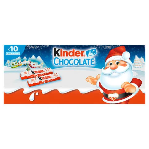 Kinder Chocolate 10 Wrapped Small Bars 125g