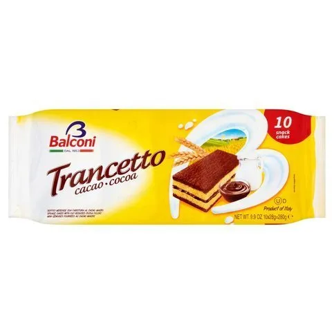 Balconi Trancetto Cacao Cocoa Cream Filling 28g x 10 Pack