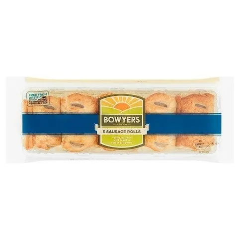 Bowyers 5 Sausage Rolls 225g