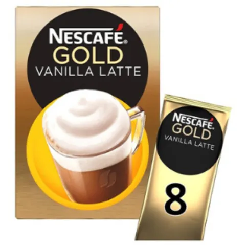 Nescafe Gold Vanilla Flavour Latte 8 x 18.5g (148g)