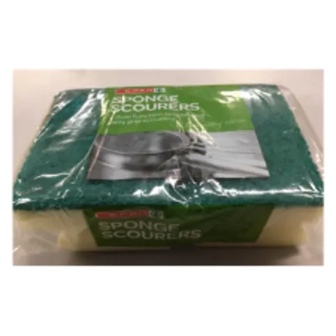 Spar Sponge Scourers Twin Pack
